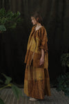 Mutedance 24 Spring/Summer Spliced Skirt MD-MD24SS91-JIUJIN Old Gold PM126